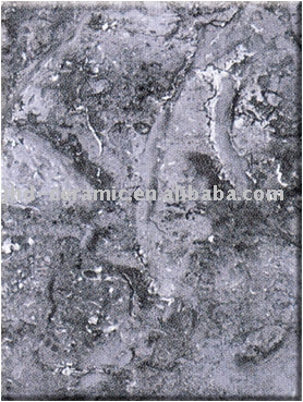 Glazed ceramic wall tile