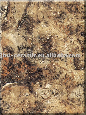 Glazed ceramic wall tile