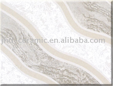 glazed ceramic wall tile