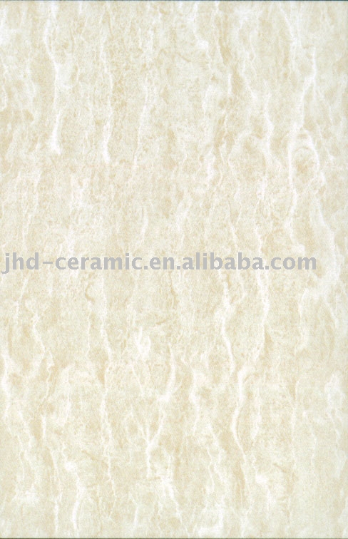 Glazed ceramic wall tile